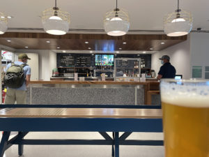 Photo of the American Express Centurion Lounge craft beer bar